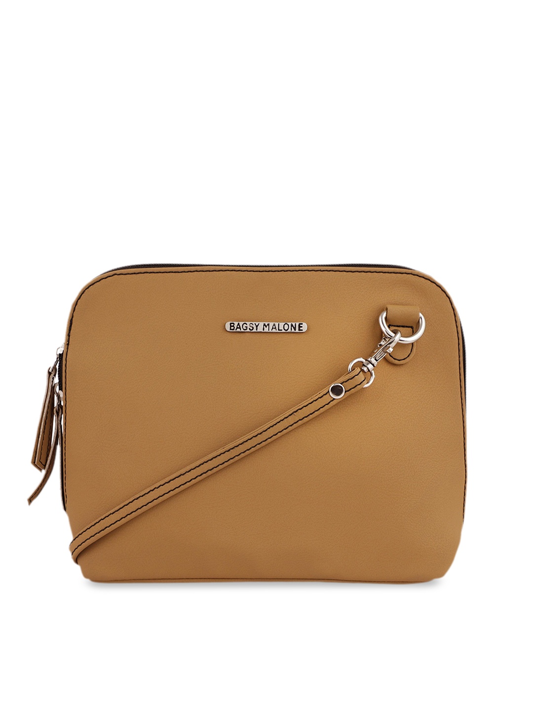

Bagsy Malone Tan Brown Solid Sling Bag