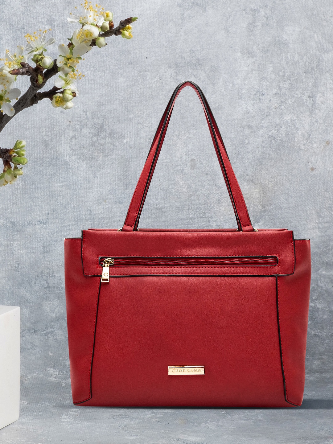 

GIORDANO Maroon Solid Shoulder Bag
