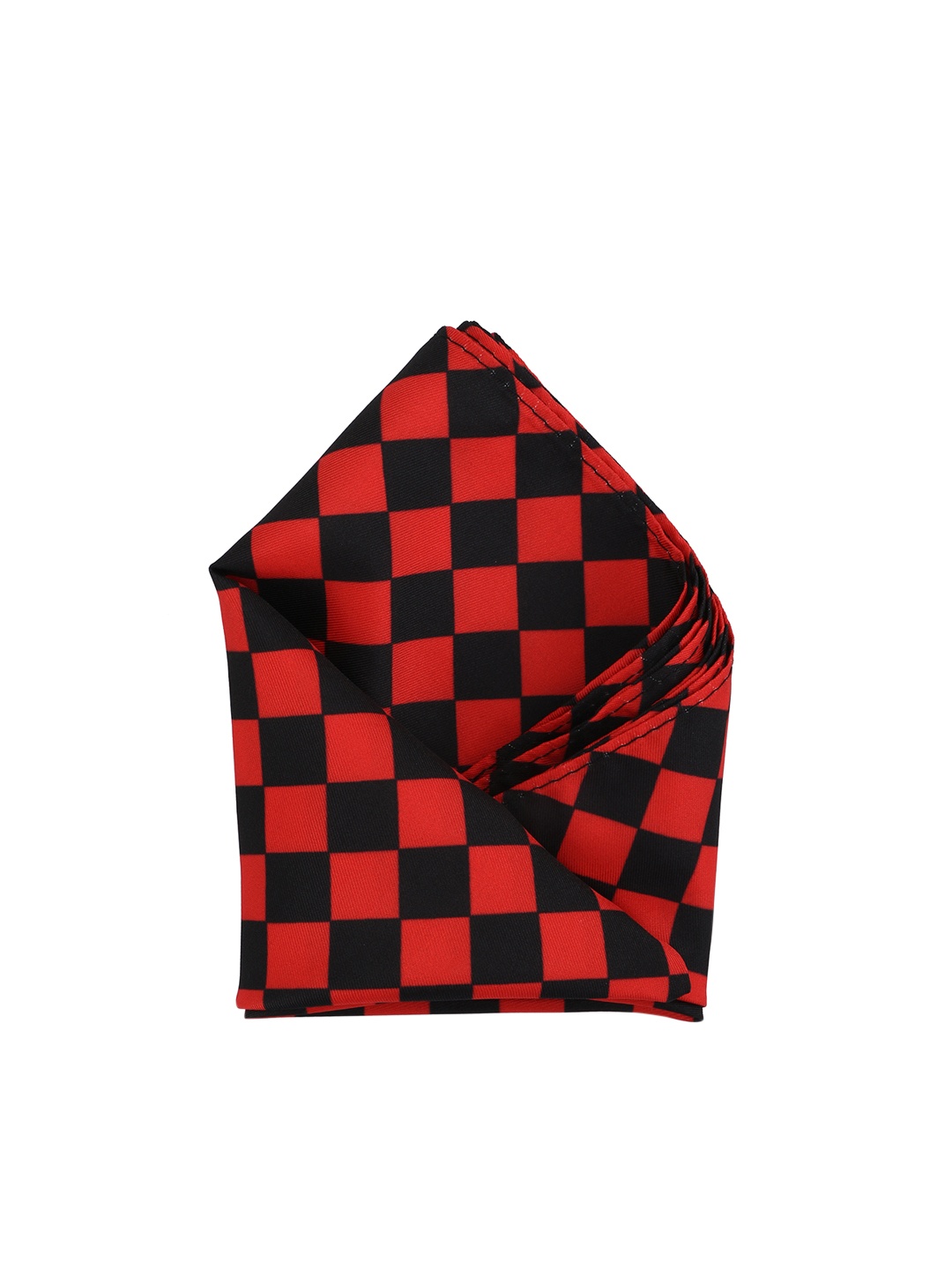 

Calvadoss Men Red & Black Printed Pocket Square