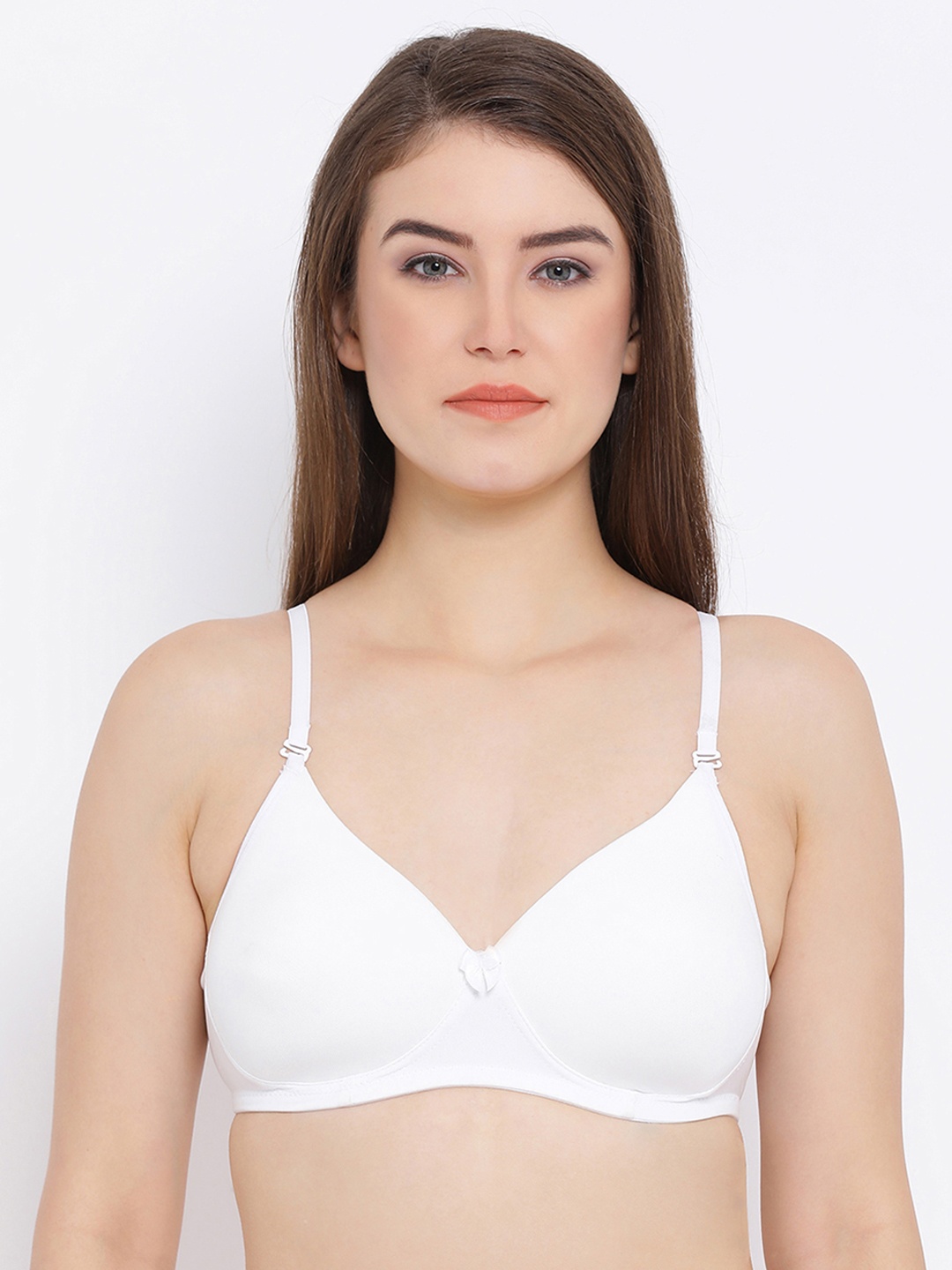 

Clovia Lightly Padded Non-Wired Multiway T-Shirt Bra, White