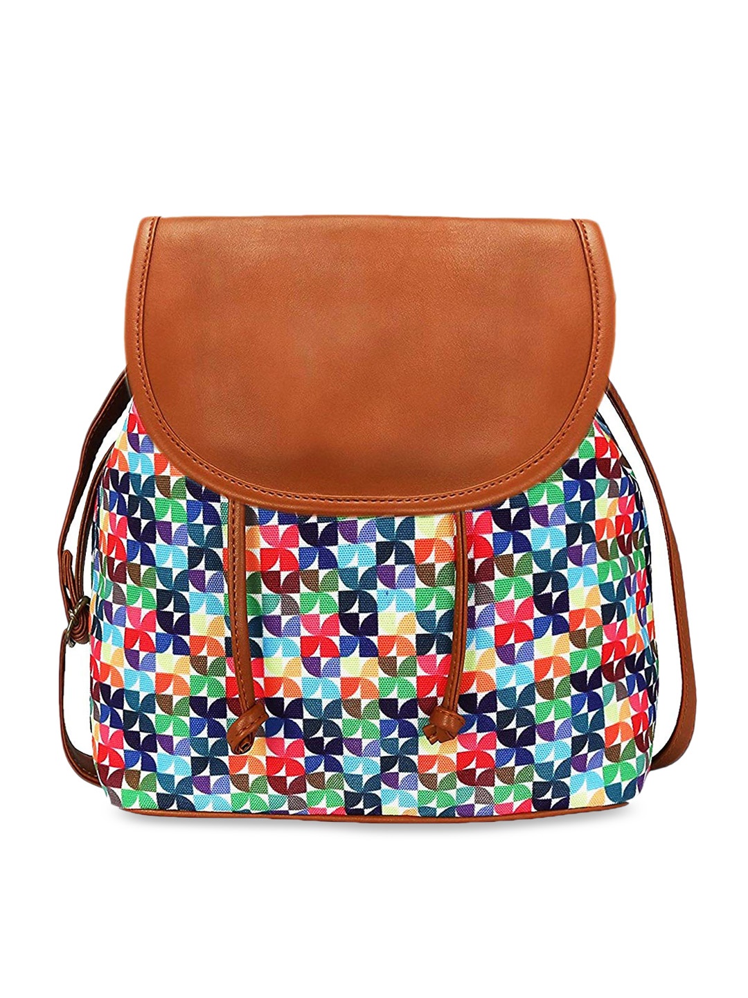 

KLEIO Women Multicoloured Printed Sling Bag, Multi