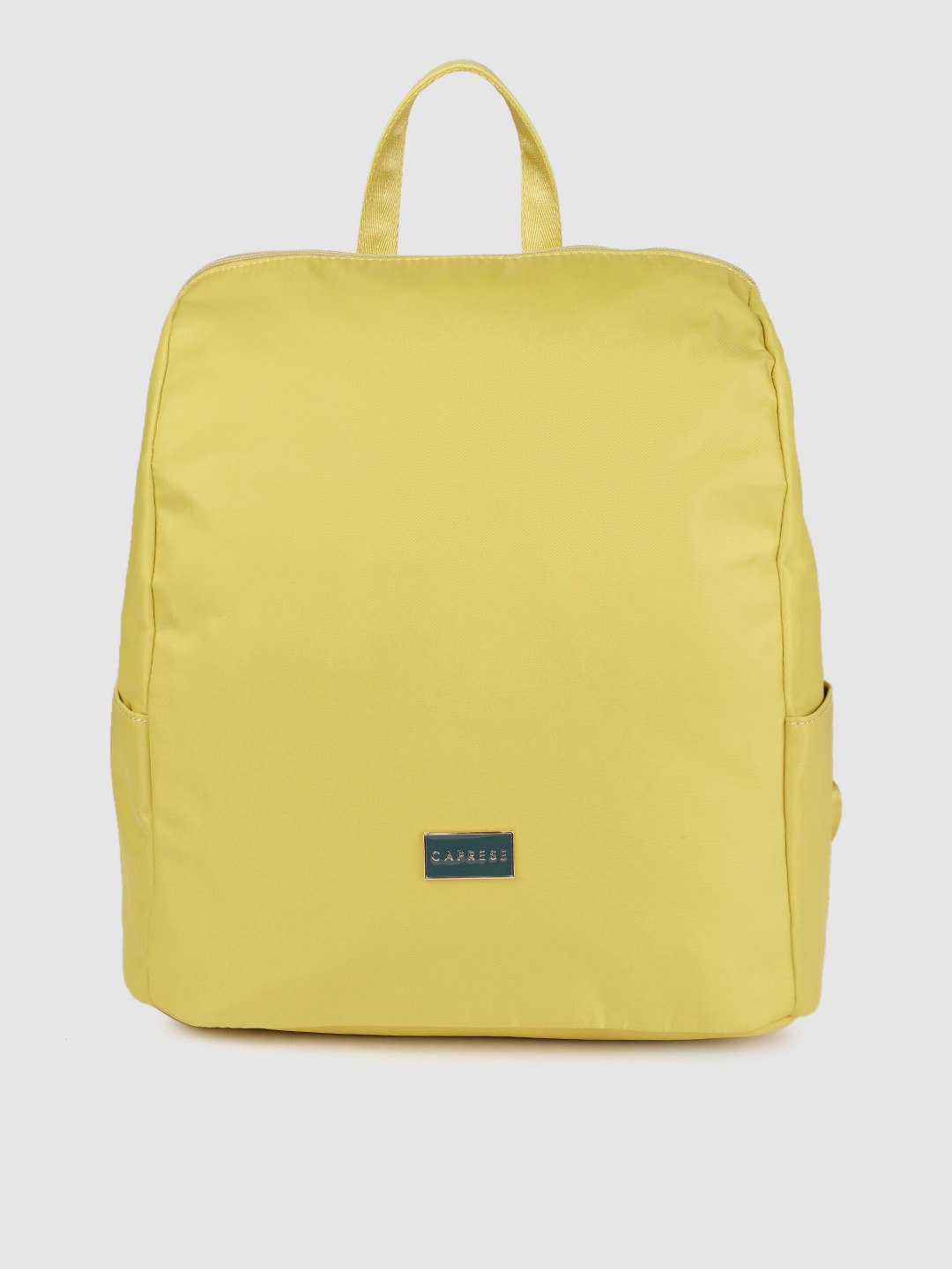 

Caprese Women Yellow Solid Backpack