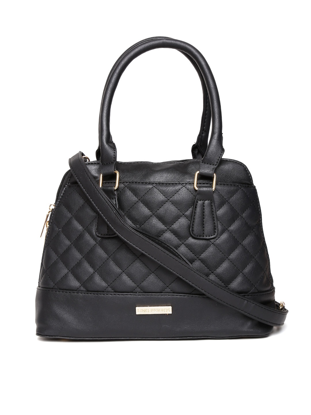 

Lino Perros Black Quilted Handbag