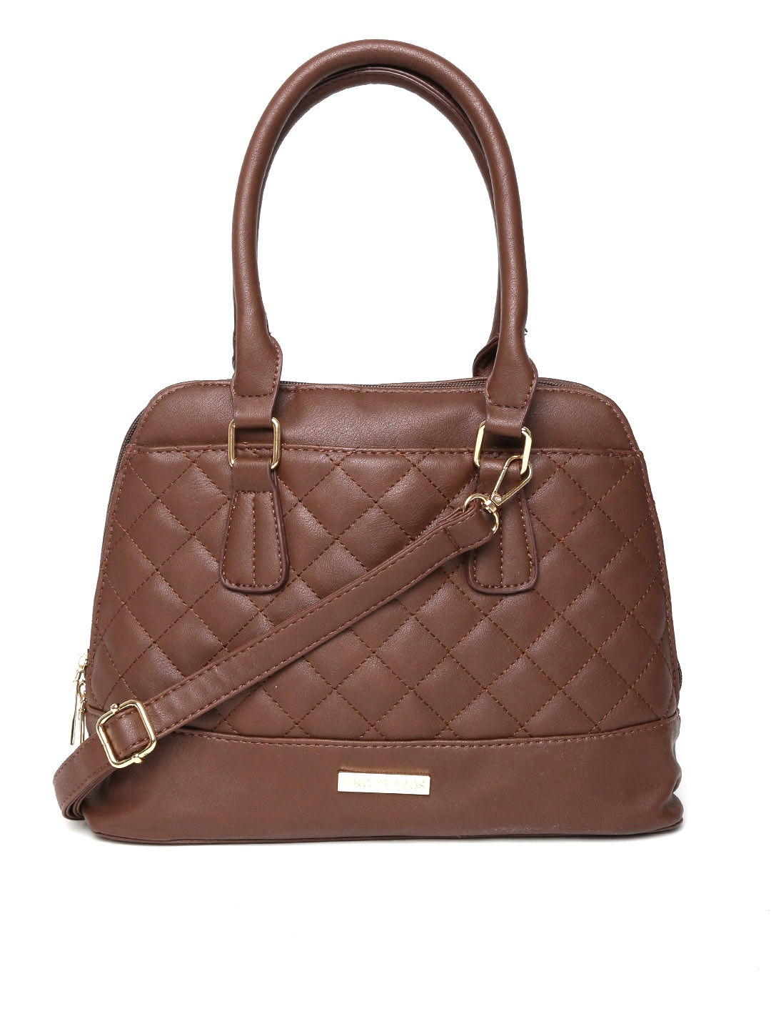 

Lino Perros Brown Quilted Handbag