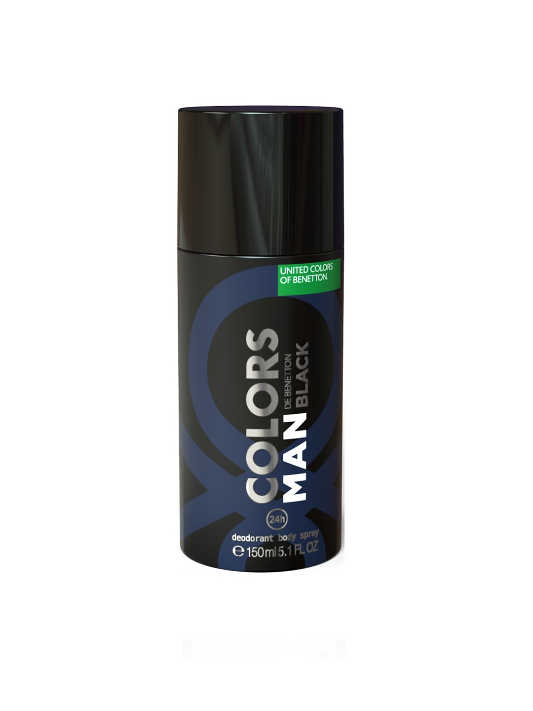 

United Colors of Benetton Colors Man Deodorant Spray 150 ml, Black