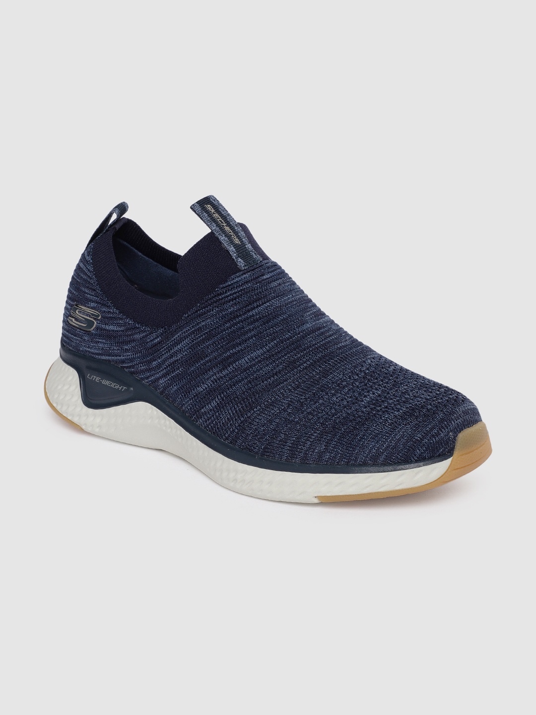 

Skechers Men Navy Blue SOLAR FUSE Slip-On Sneakers