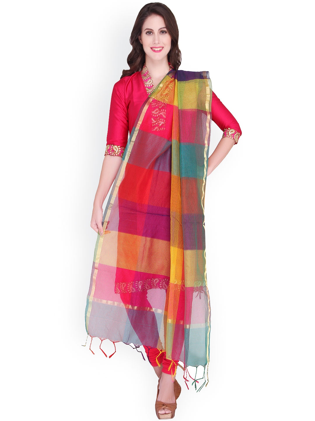 

Dupatta Bazaar Multicoloured Dupatta, Multi