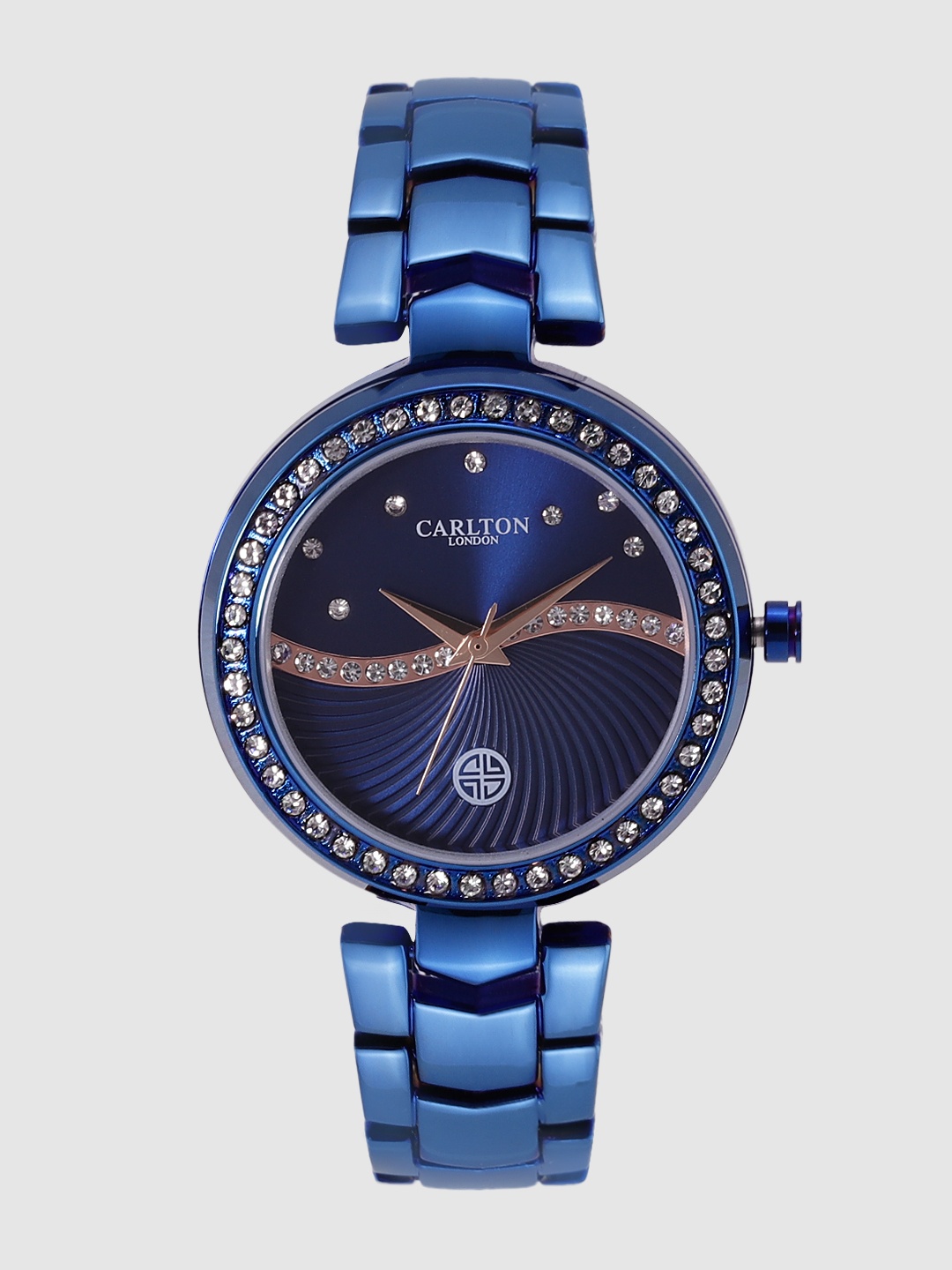 

Carlton London Women Navy Blue Analogue Watch CL023BBLB