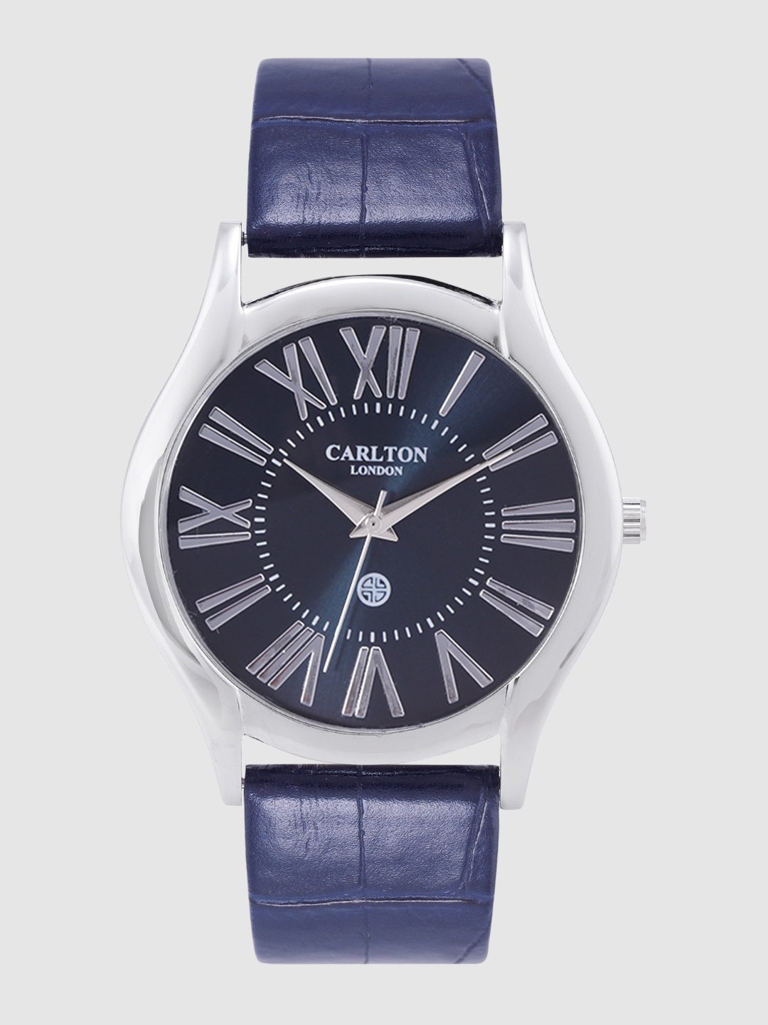 

Carlton London Men Navy Blue Analogue Watch CG037SBLB
