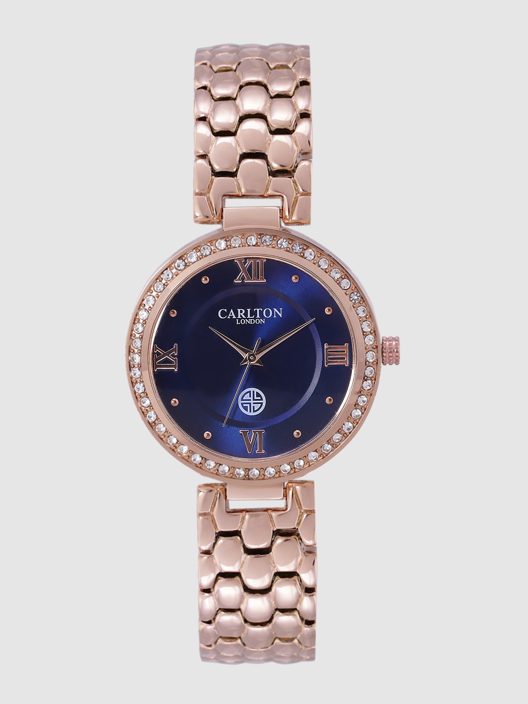 

Carlton London Women Navy Blue Analogue Watch CL025RBLR