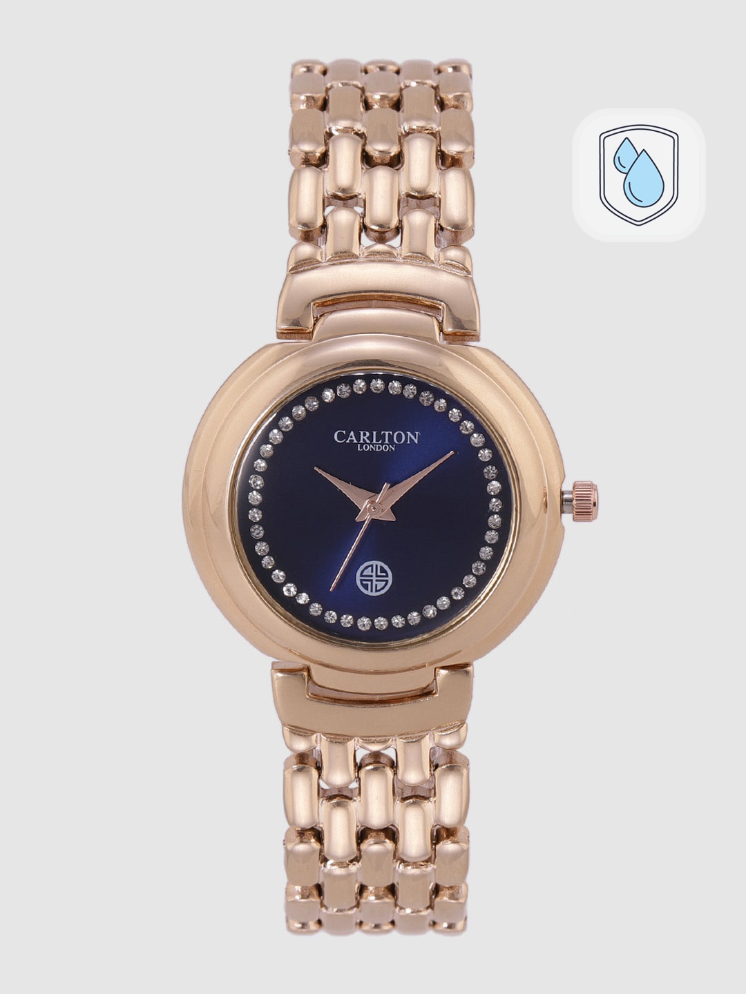

Carlton London Women Navy Blue Analogue Watch CL011RBLR