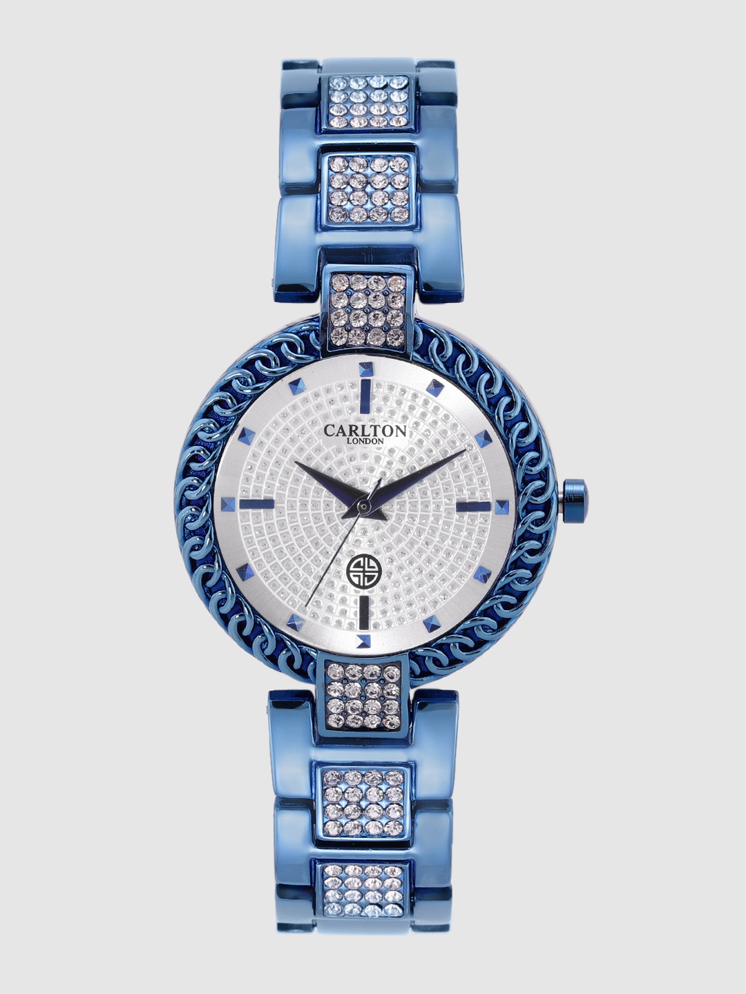 

Carlton London Women Silver-Toned Analogue Watch CL007BSIB