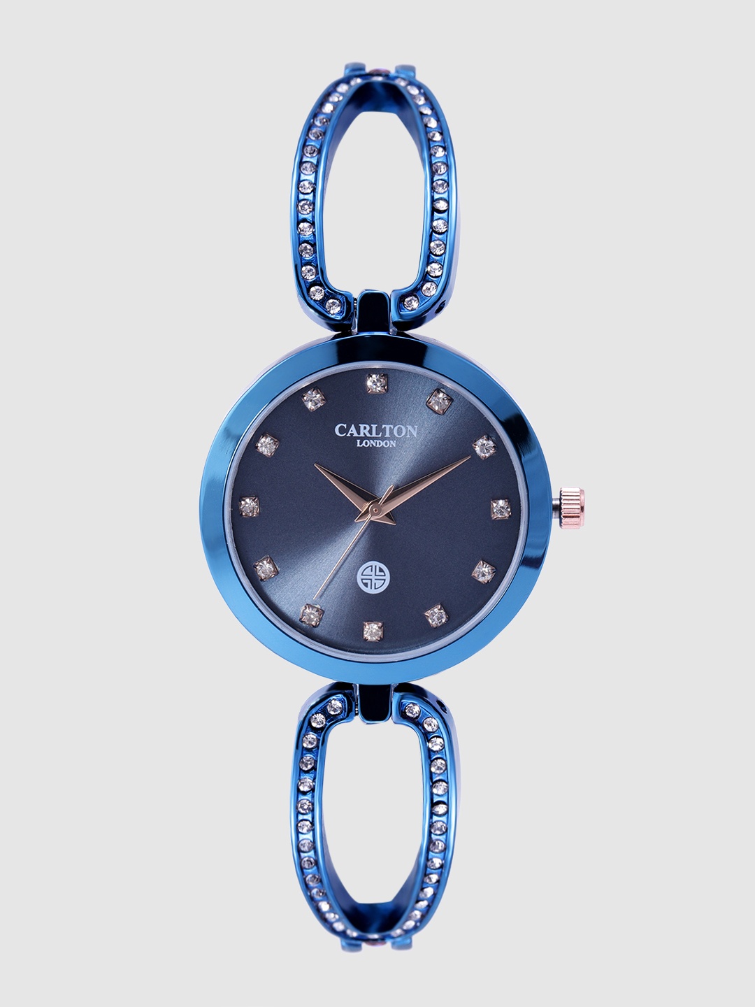 

Carlton London Women Navy Analogue Watch CL017BBLB, Navy blue