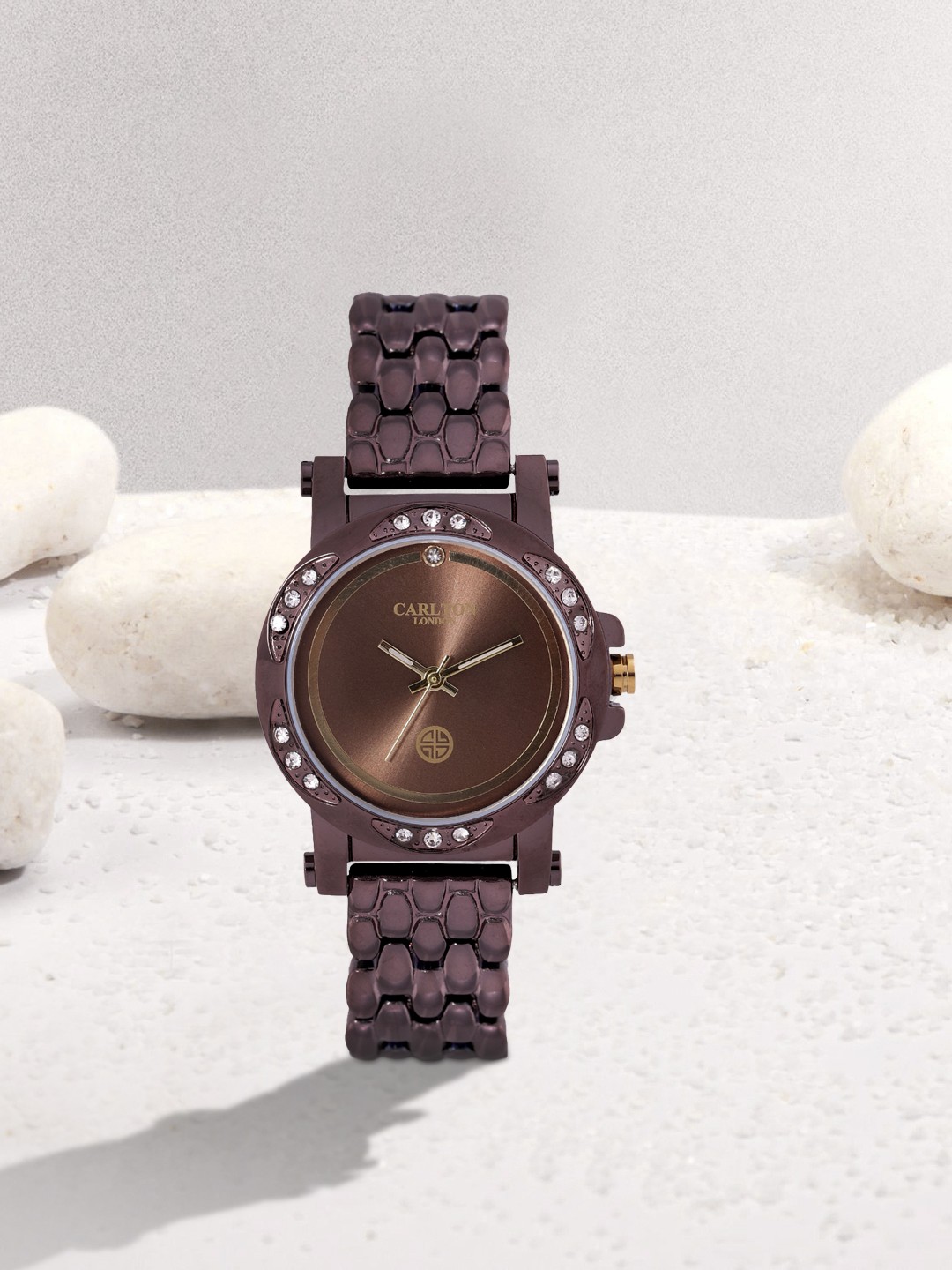

Carlton London Women Brown Analogue Watch CL009BBRB