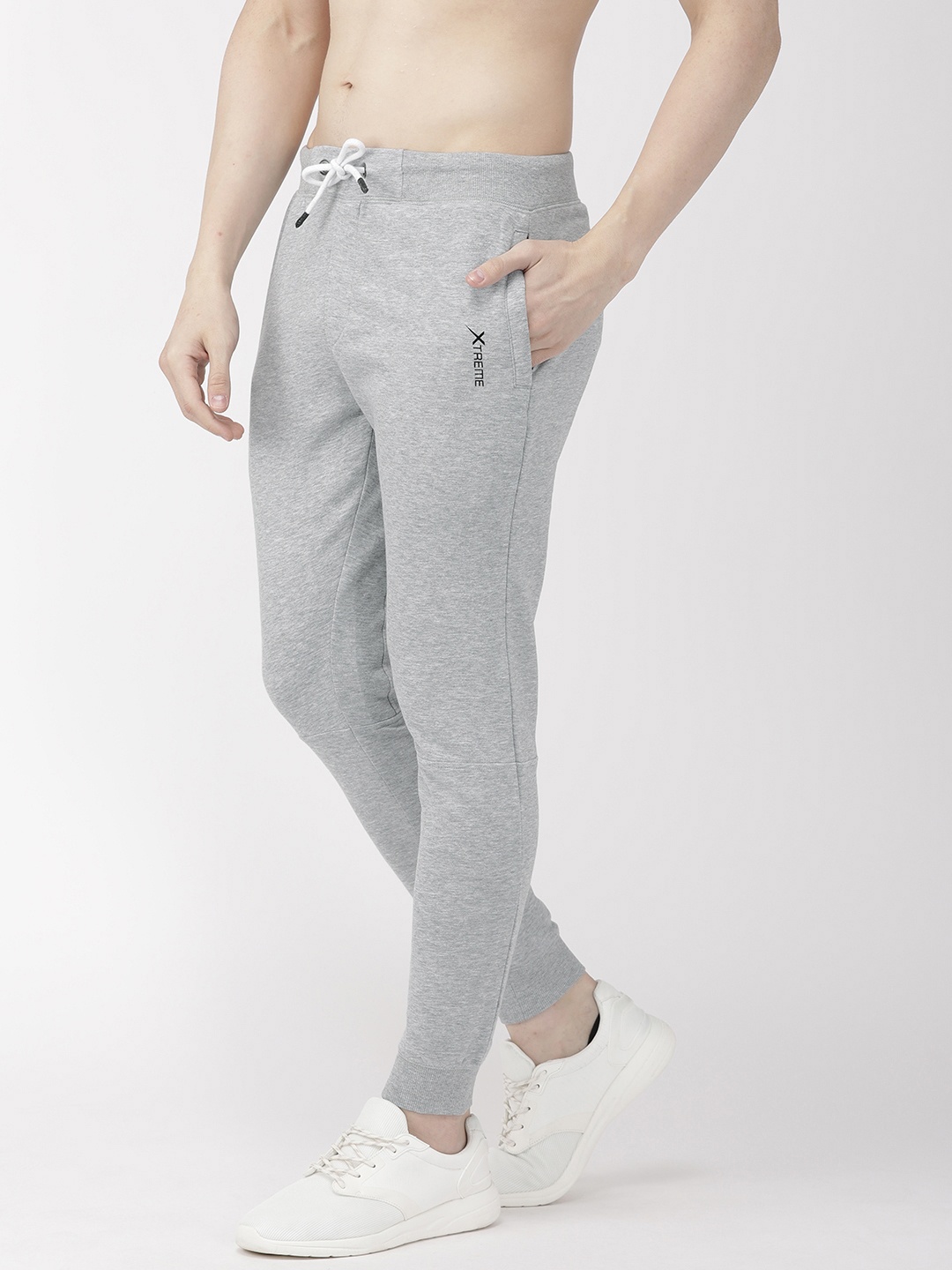 

Flying Machine Grey Melange Joggers