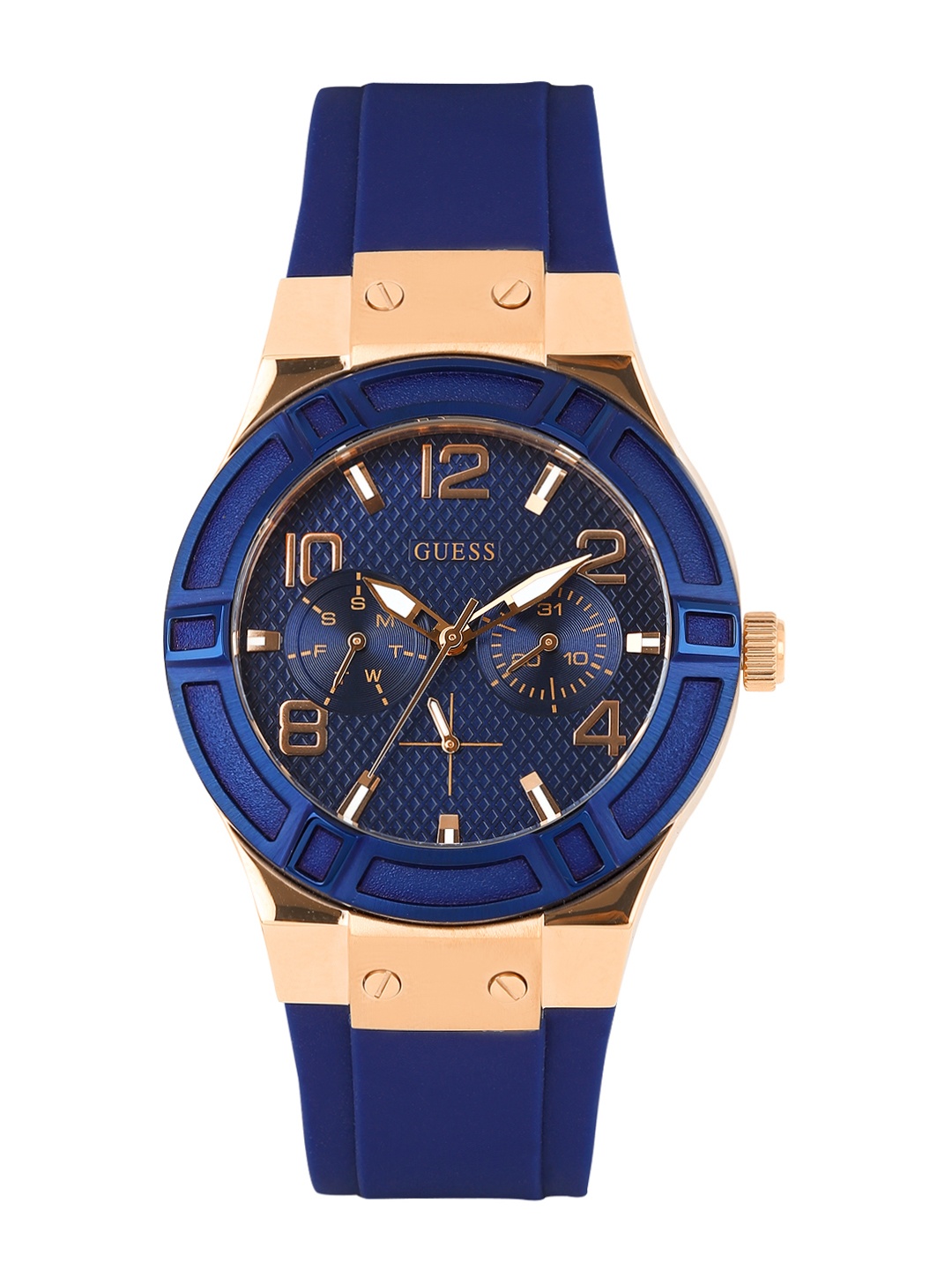 

GUESS Women Navy Dial Watch W0571L1, Navy blue