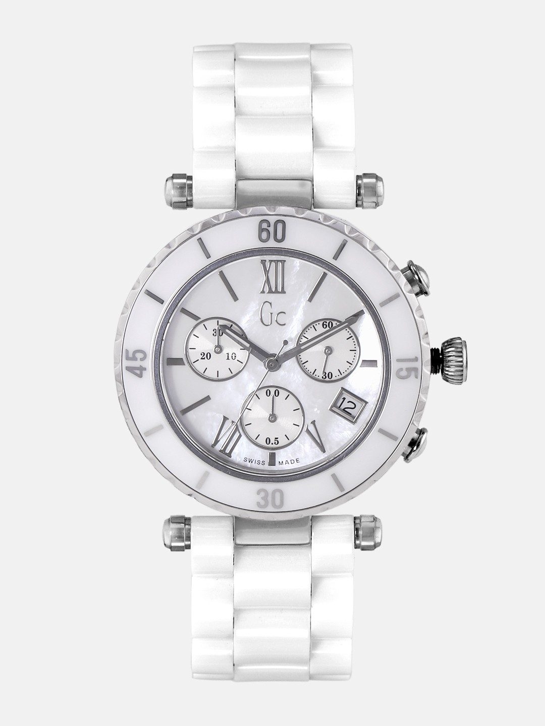 

GC Women White Chronograph Analogue Watch I43001M1S