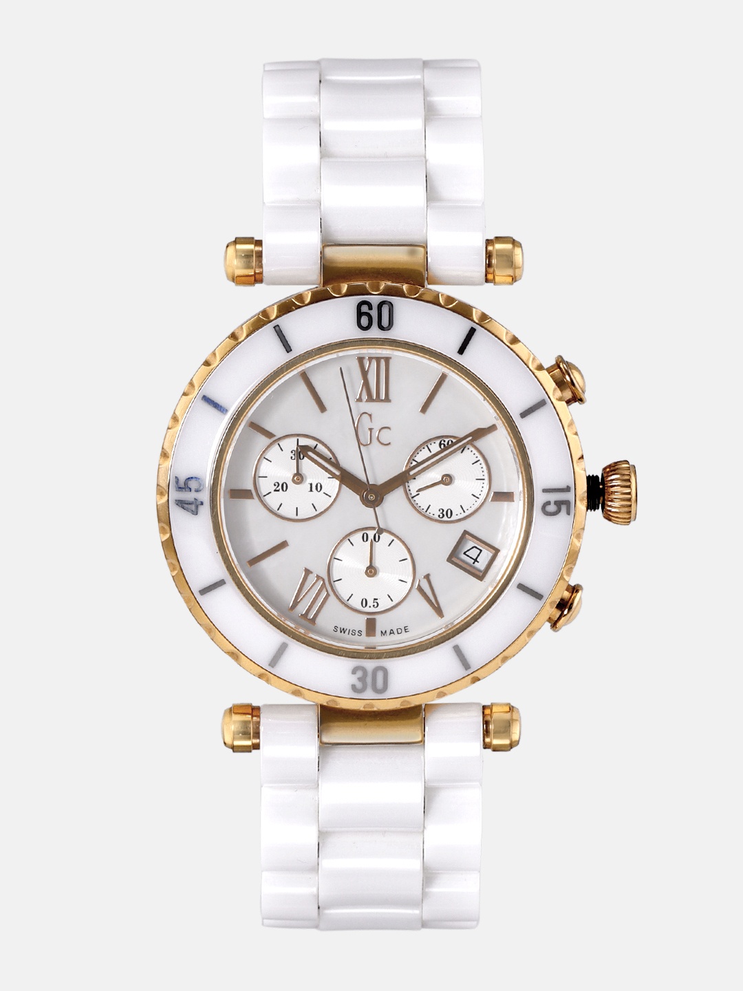 

GC Women White Chronograph Analogue Watch I47504M1S