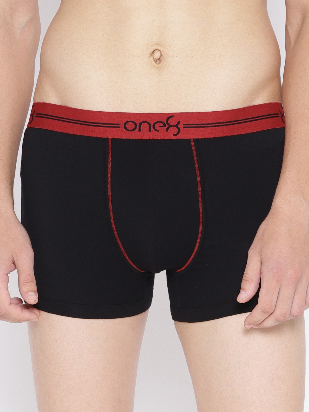 

one8 by Virat Kohli Men Black Solid Trunks 207BX