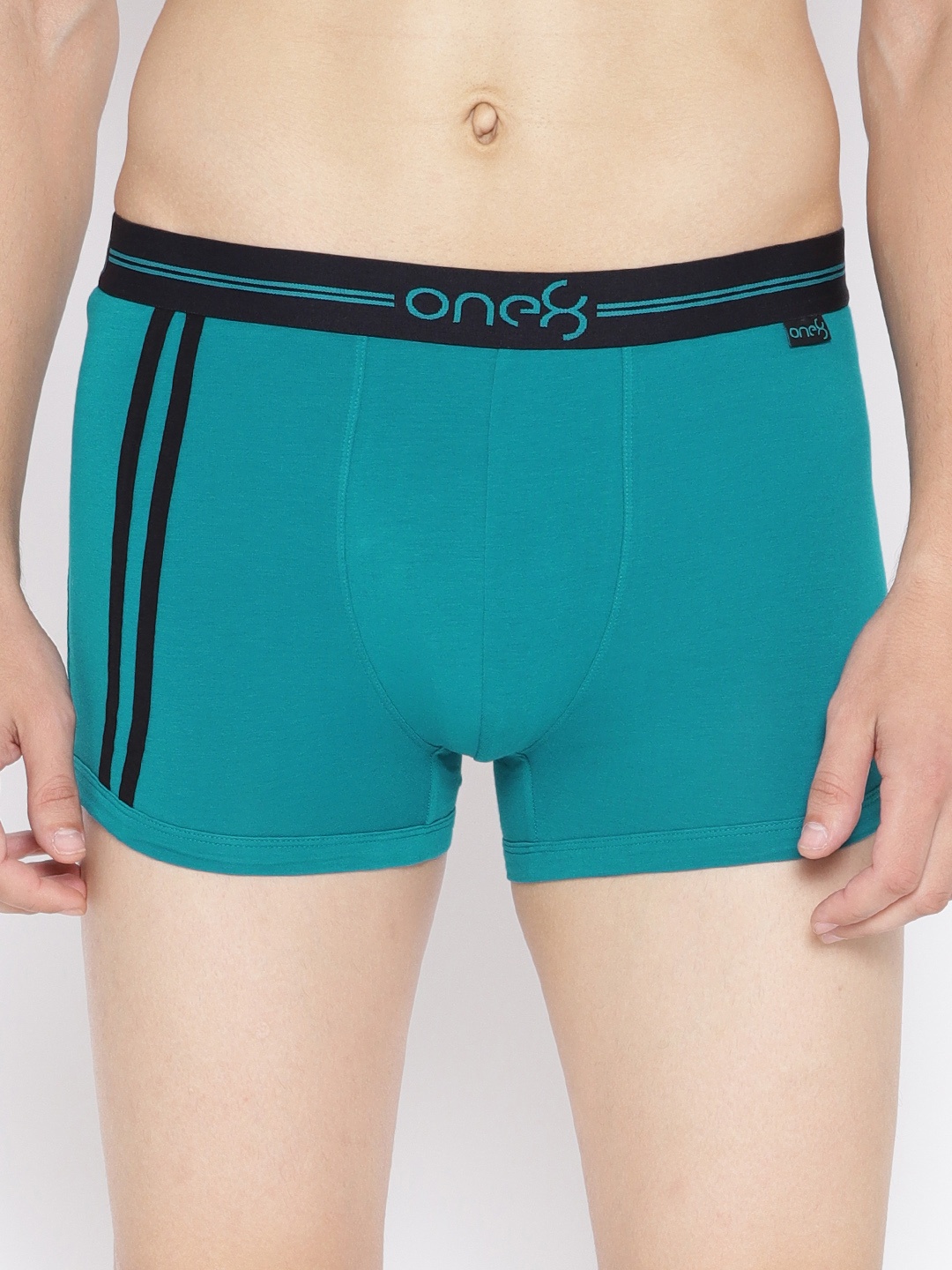

one8 by Virat Kohli Men Teal Green Solid Trunks 206BX