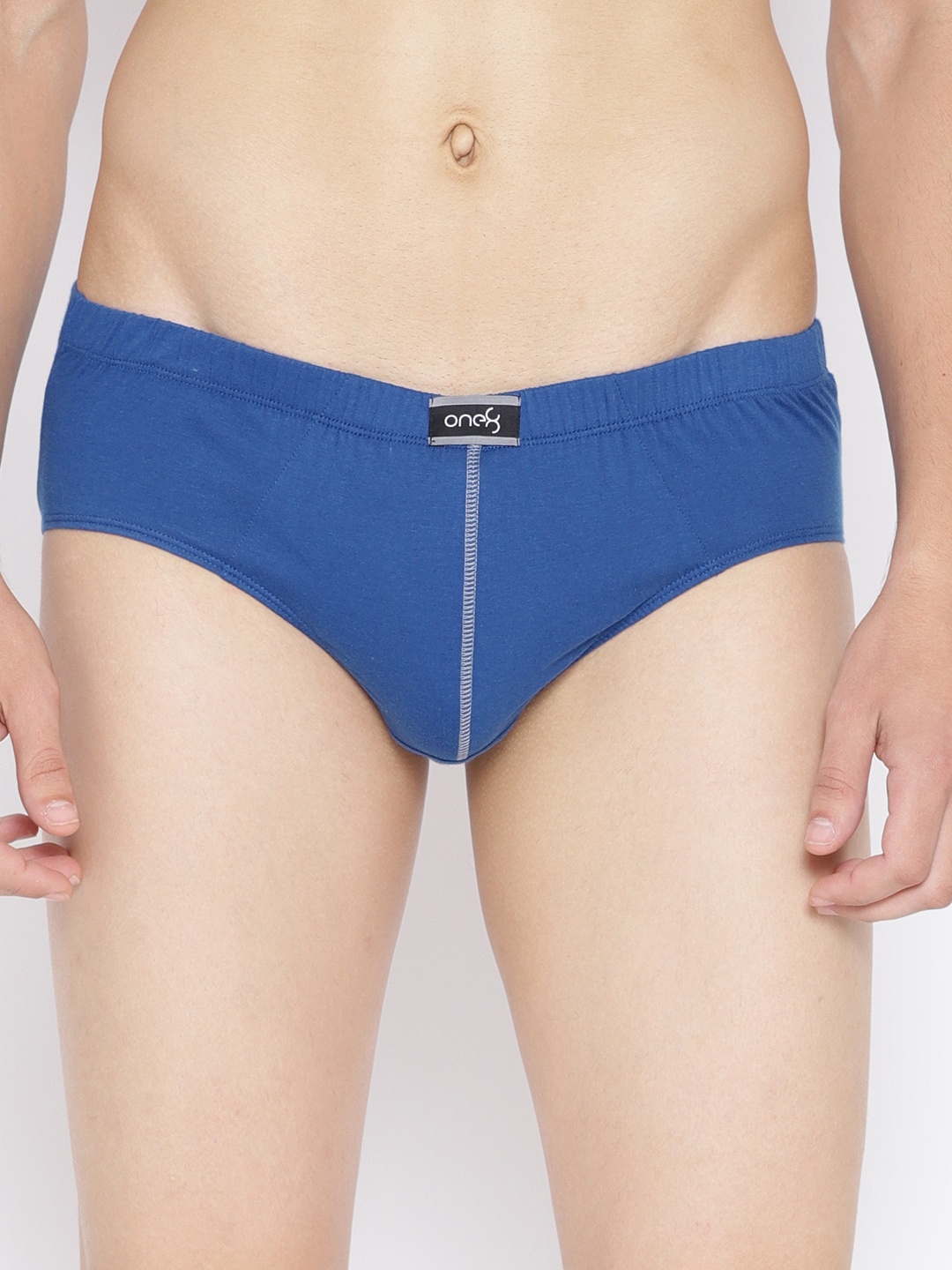 

one8 by Virat Kohli Men Blue Solid Basic Briefs 101