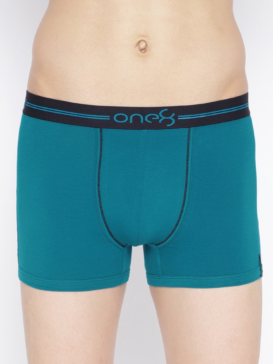 

one8 by Virat Kohli Men Teal Green Solid Trunks 207BX