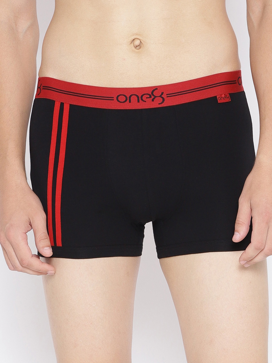 

one8 by Virat Kohli Men Black Solid Trunks 206BX