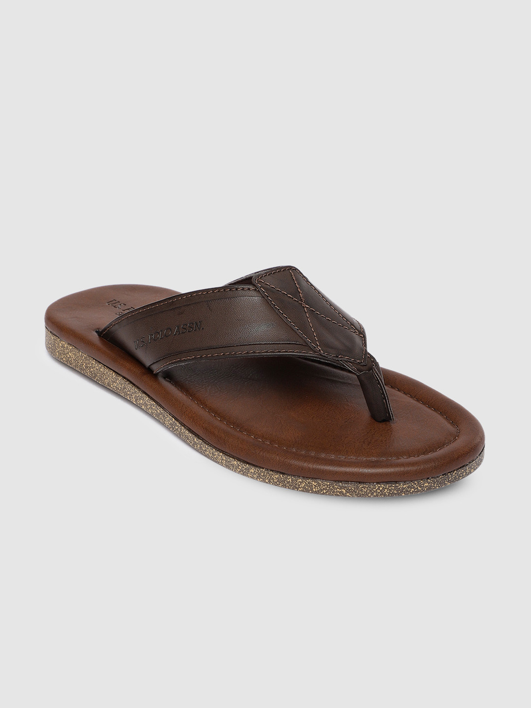 

U.S. Polo Assn. Men Brown WALDO Sandals