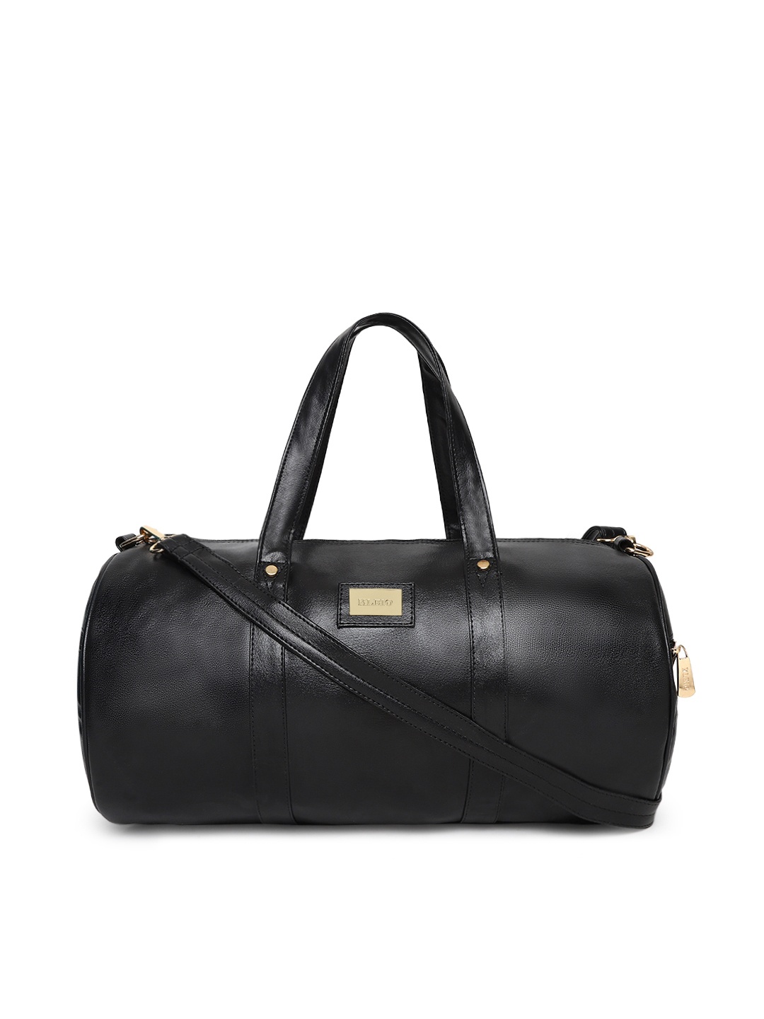 

KLEIO Unisex Solid Unisex Vegan Gym Duffel Bag, Black