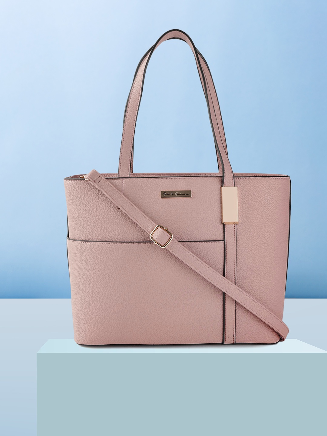 

Mast & Harbour Pink Solid Shoulder Bag