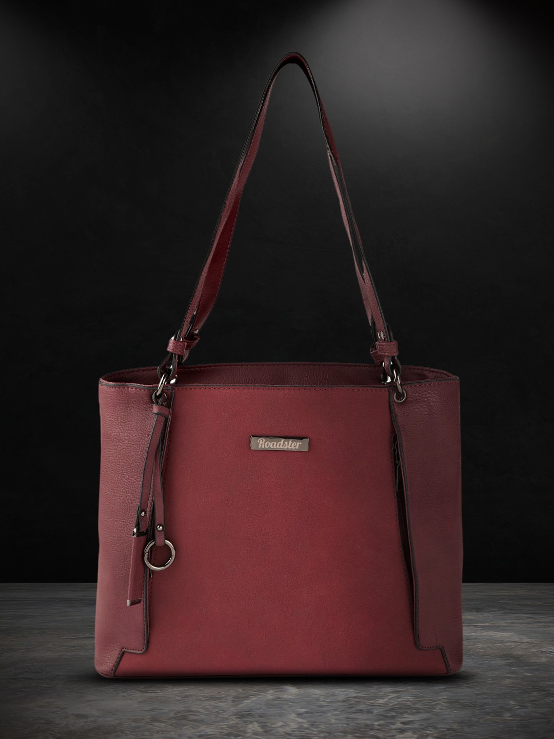 

The Roadster Lifestyle Co Burgundy Solid Shoulder Bag