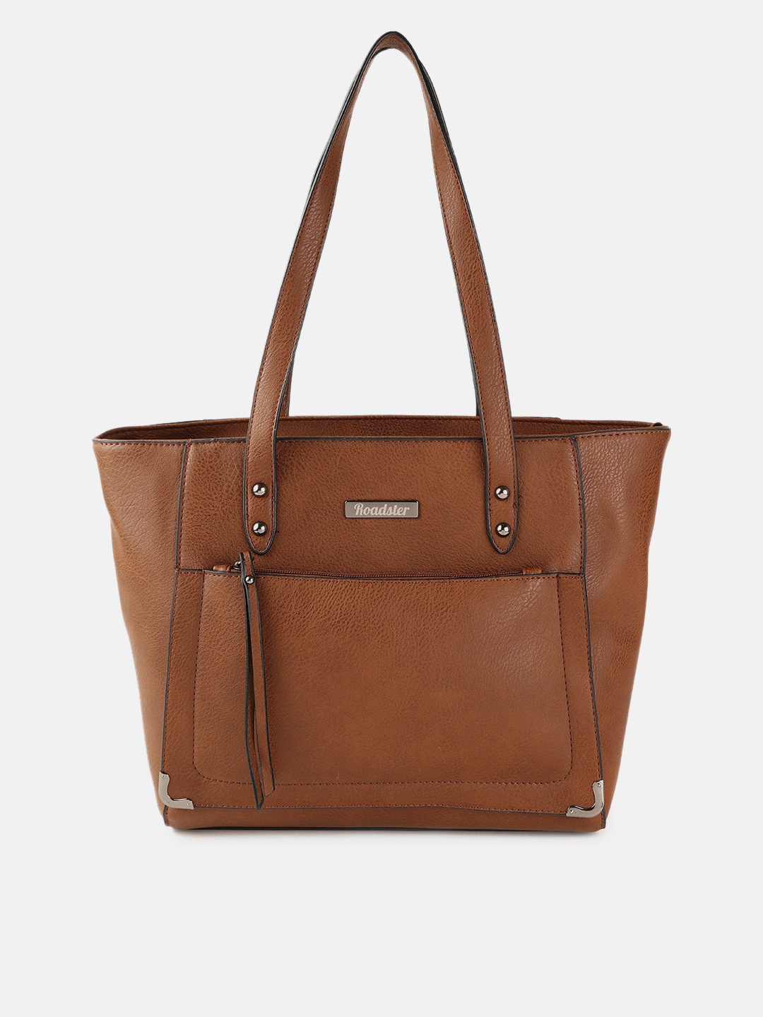 

The Roadster Lifestyle Co Brown Solid Handheld Bag