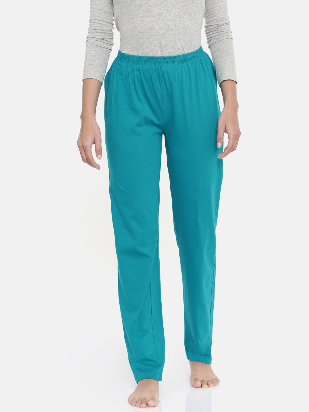 

zebu Women Turquoise Blue Solid Lounge Pants 299_1ZW_PPP_PLN_PET_XL