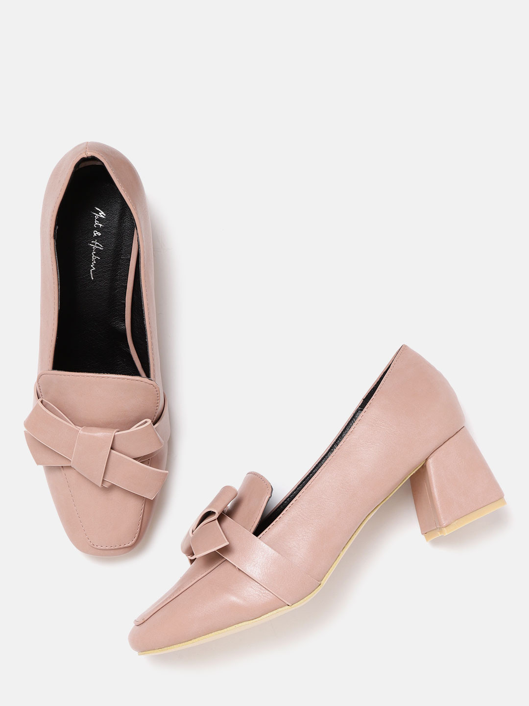 

Mast & Harbour Women Pink Solid Pumps