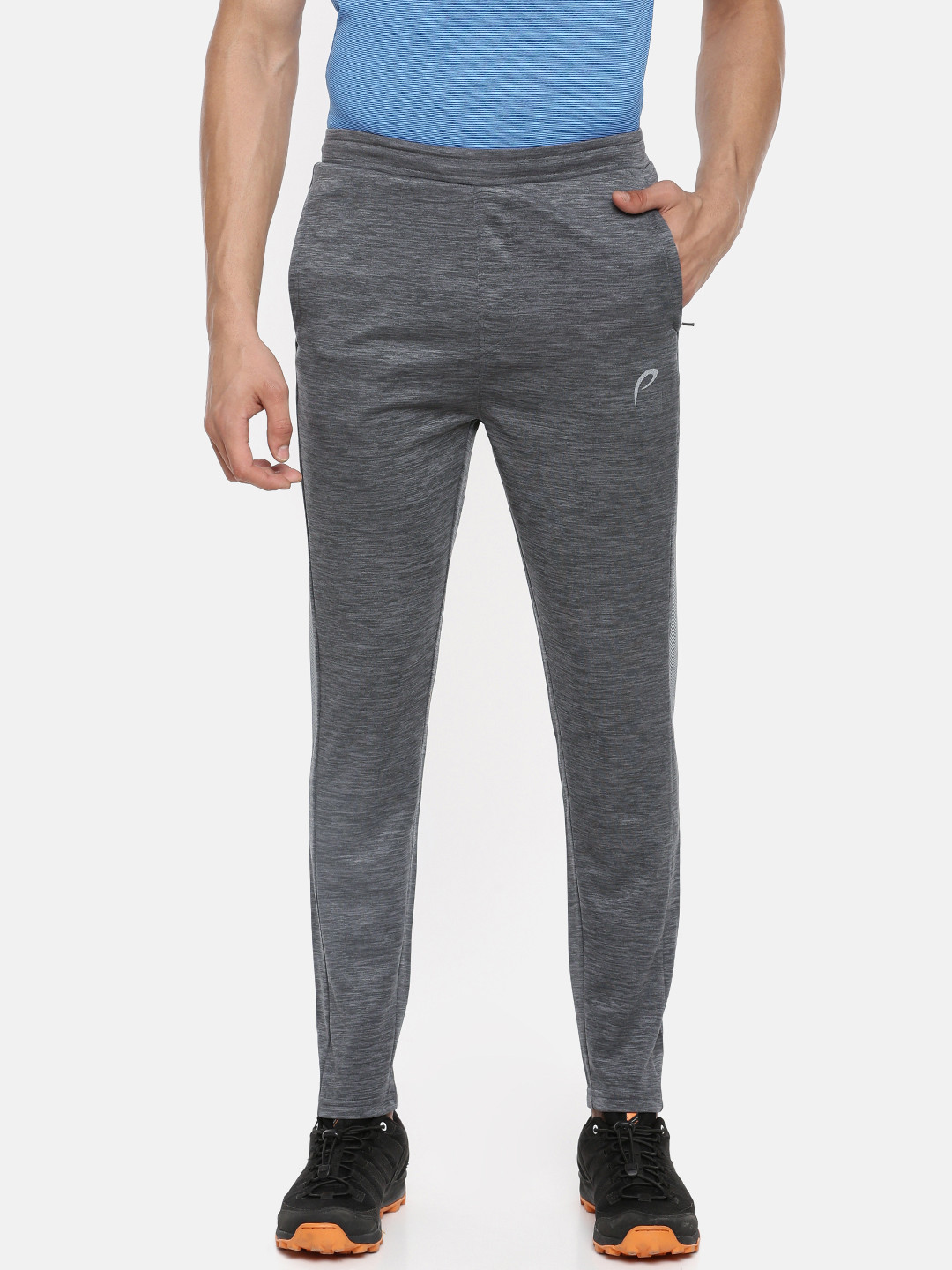 

Proline Active Men Charcoal Grey Solid Track Pants