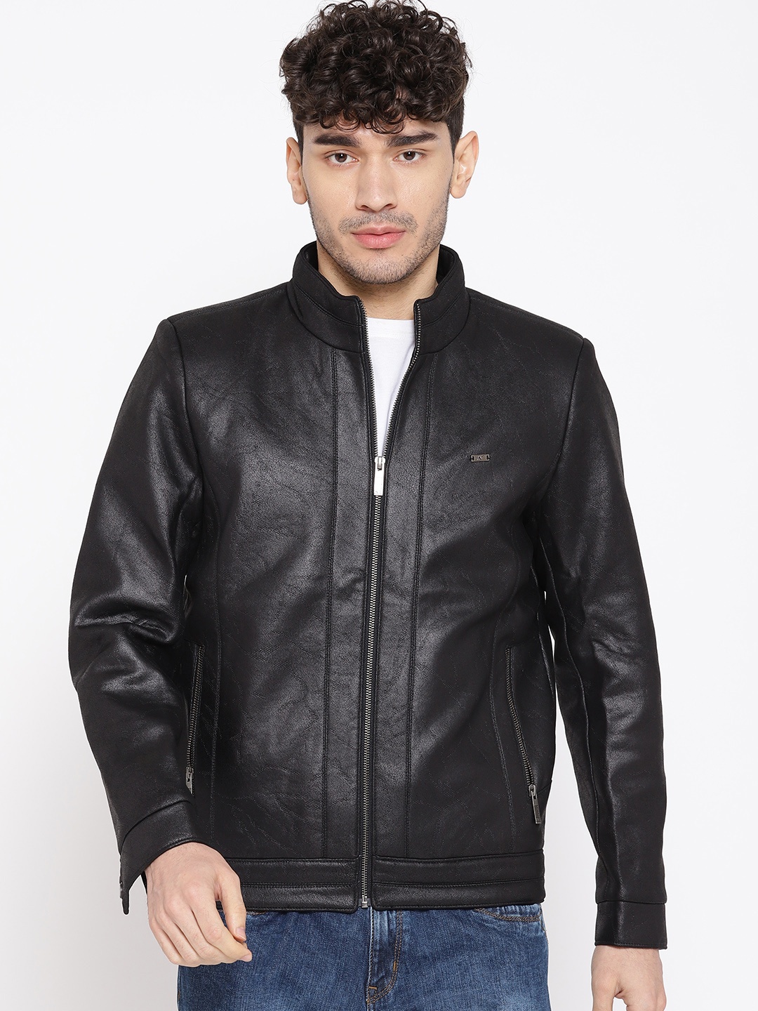 

Monte Carlo Men Black Self Design Tailored Jacket