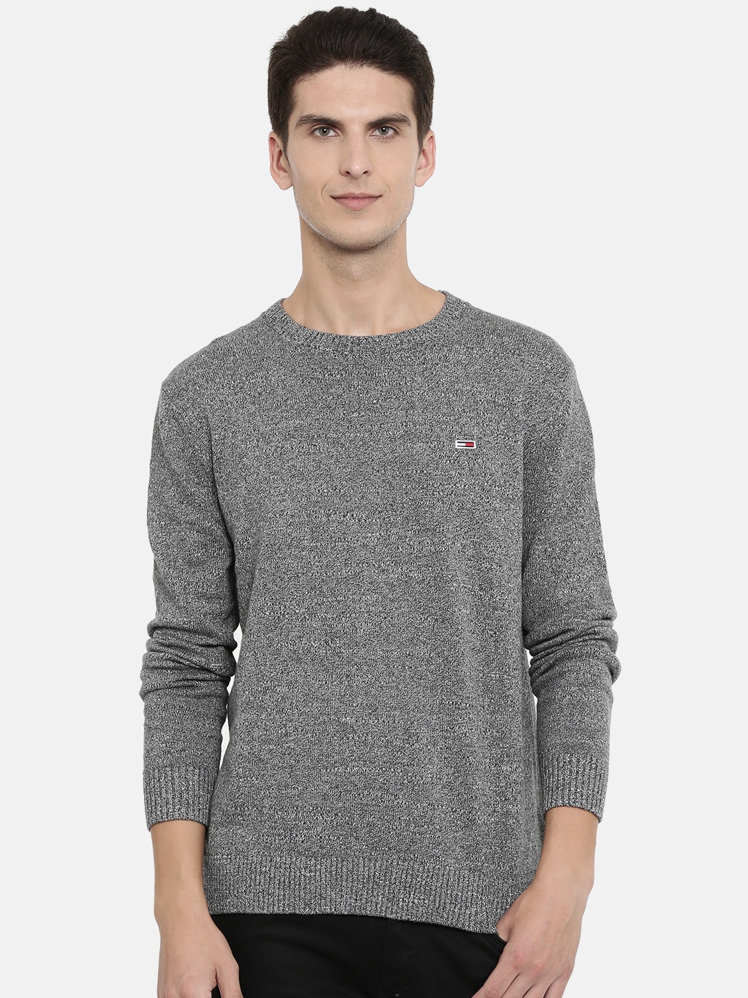 

Tommy Hilfiger Men Grey Solid Sweater