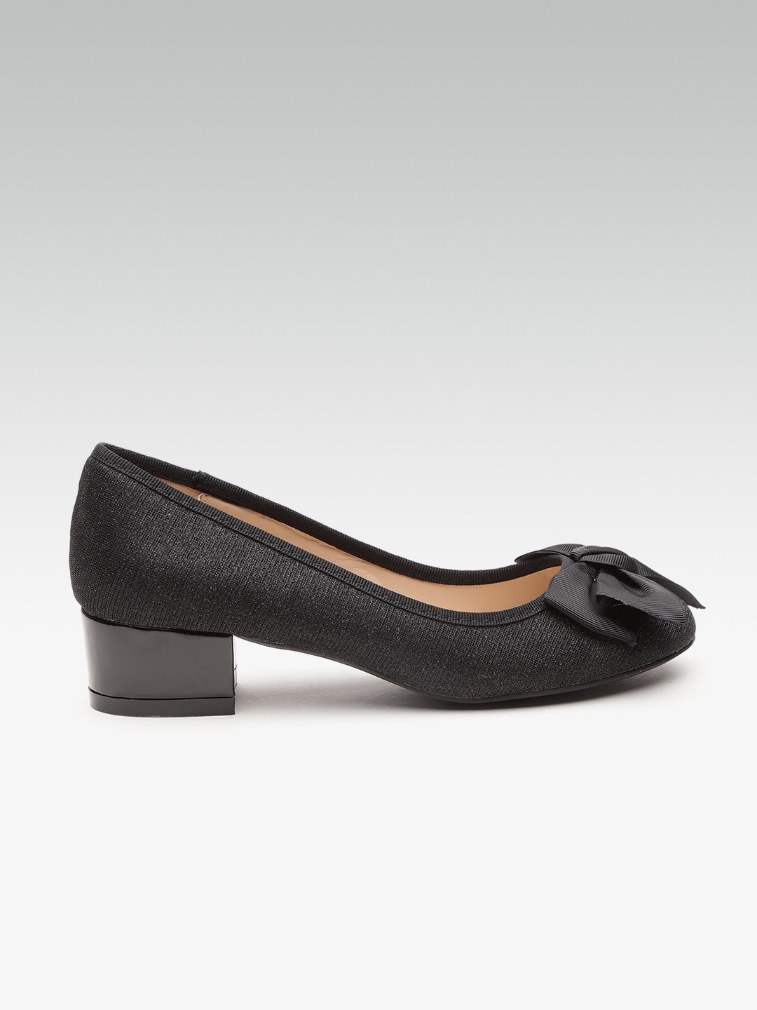 

Carlton London Women Black Solid Pumps