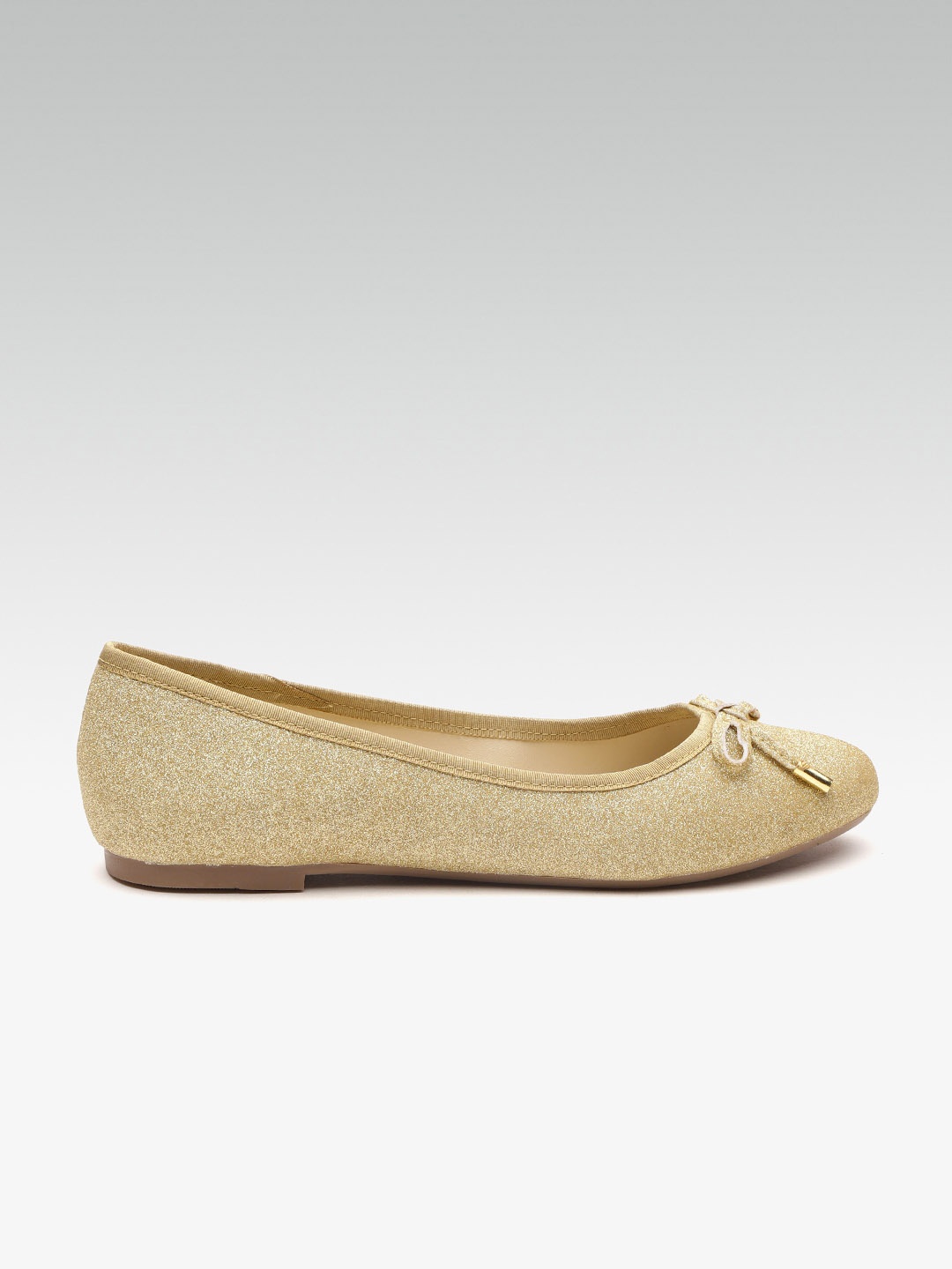 

Carlton London Women Gold-Toned Shimmer Ballerinas