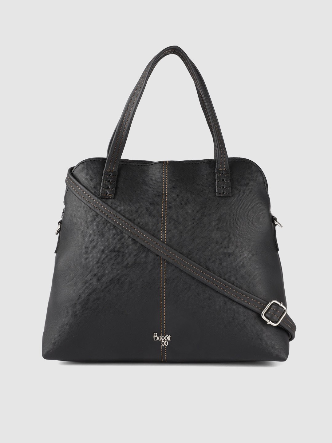 

Baggit Black Solid Handheld Bag