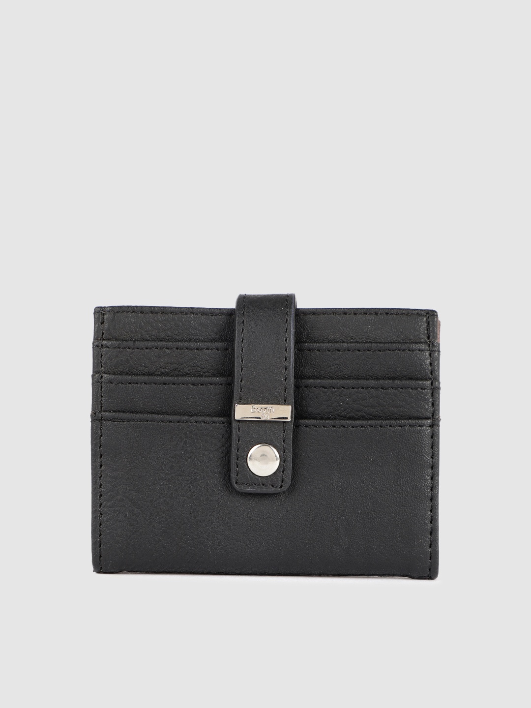 

Baggit Men Black Solid Card Holder