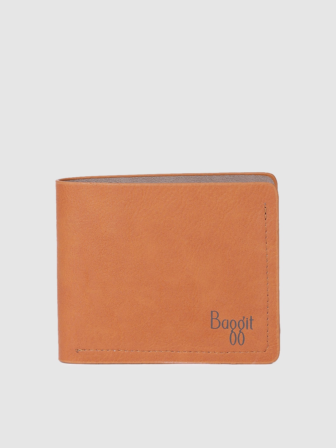 

Baggit Men Tan Brown Solid ACCEPT HARDY Two Fold Wallet