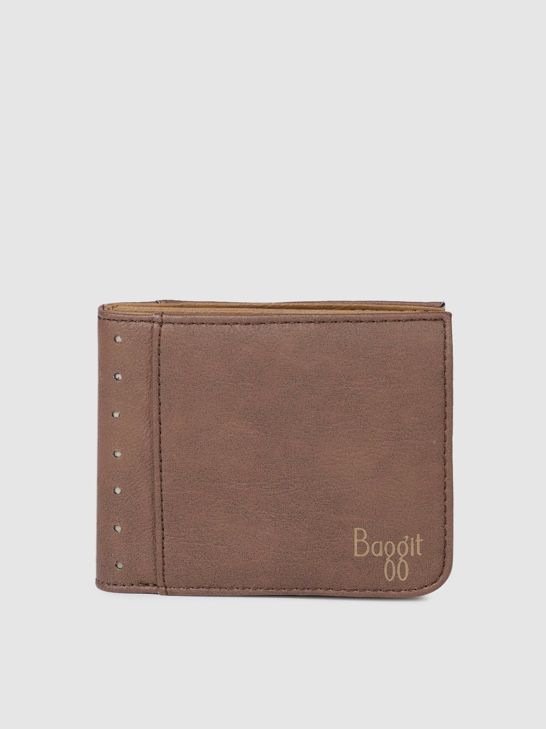 

Baggit Men Brown Textured BELIEF ANGIE Two Fold Wallet