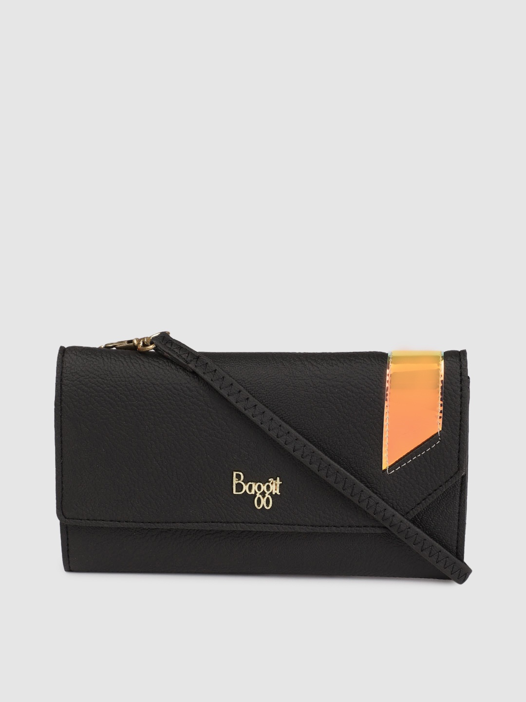 

Baggit Black Solid GOUR KRISPA Clutch