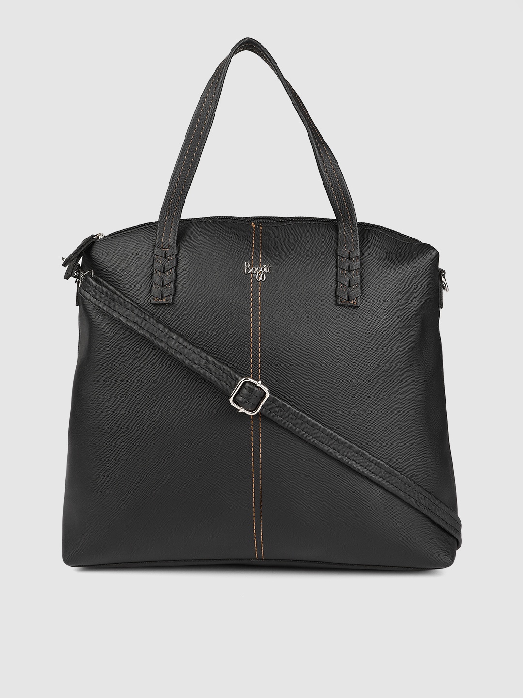 

Baggit Black Solid Handheld Bag