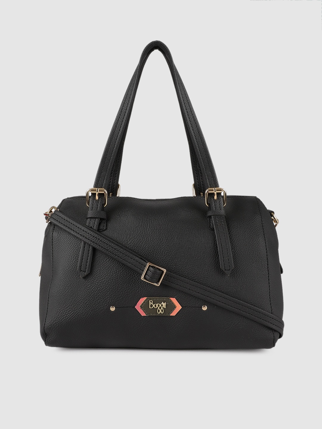 

Baggit Black Solid Shoulder Bag
