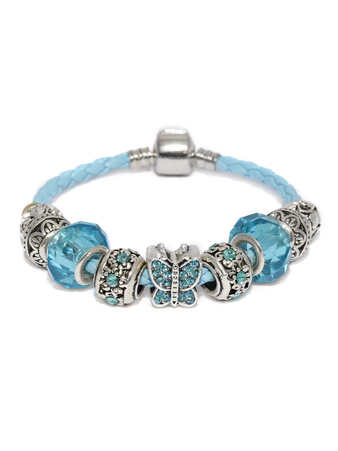 

Sukkhi Women Blue Rhodium-Plated Bracelet