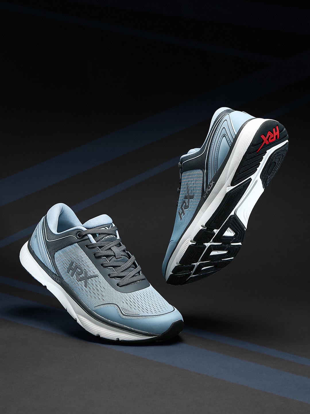 

HRX by Hrithik Roshan Men Blue Mesh N-Flux Running Shoes