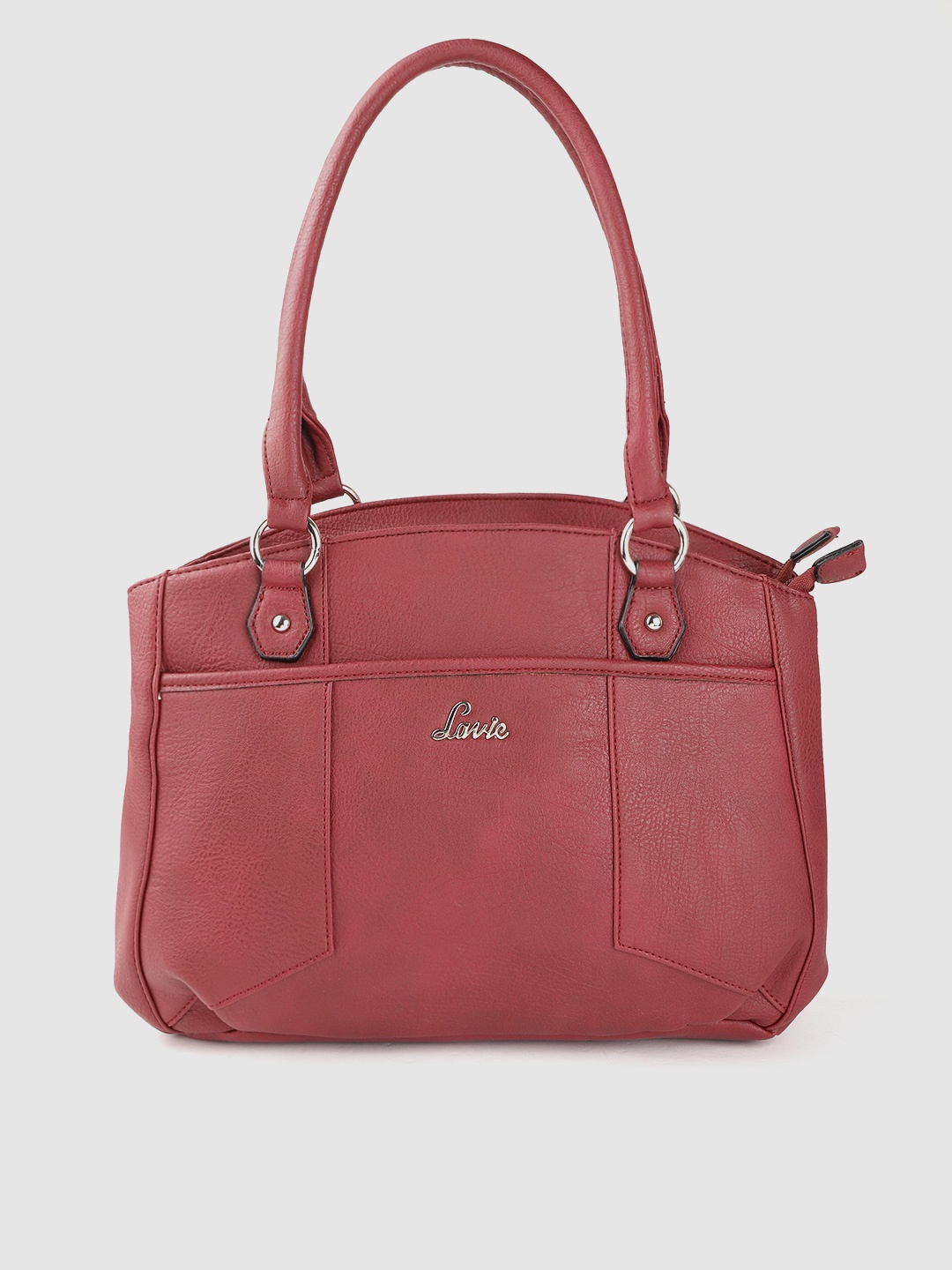 

Lavie Maroon Solid Shoulder Bag