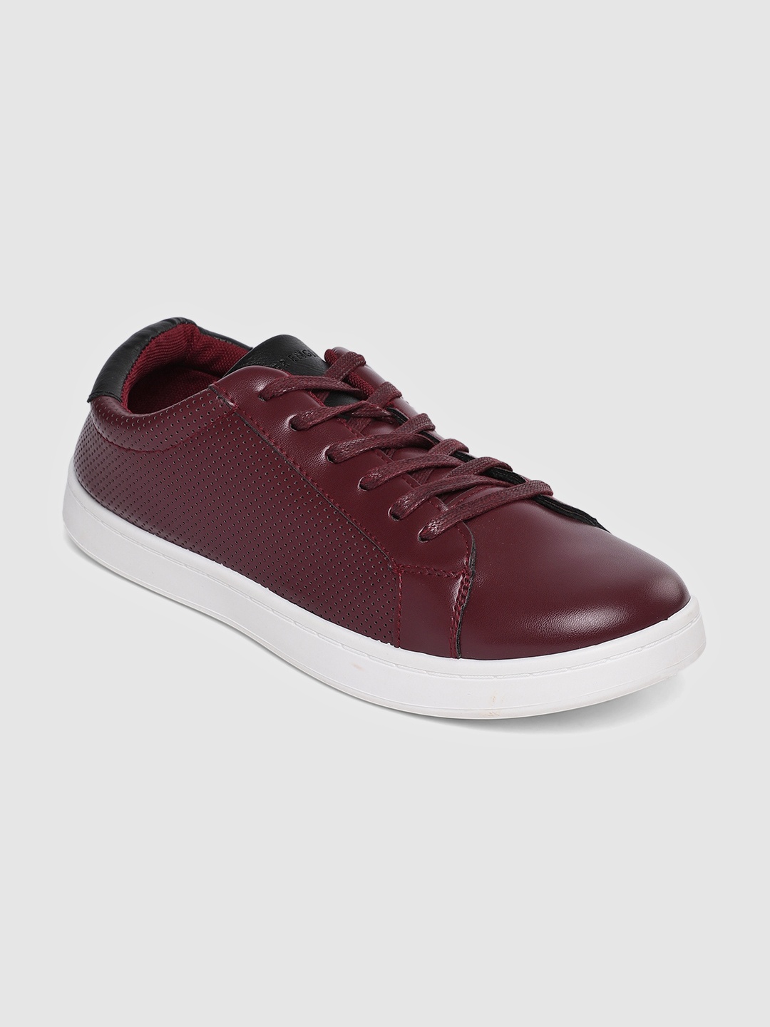 

Peter England Men Burgundy Sneakers